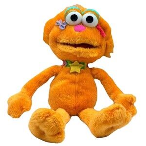 Sesame Street Zoe Orange Plush Stuffed Toy Nanco 2003 Sesame Workshop 18”